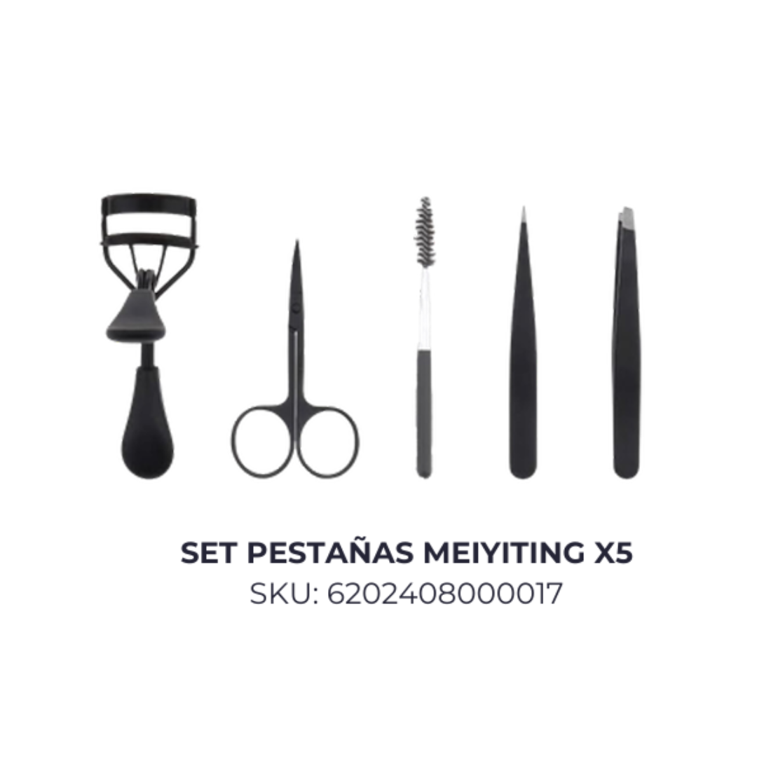 Set Pestañas x5 piezas