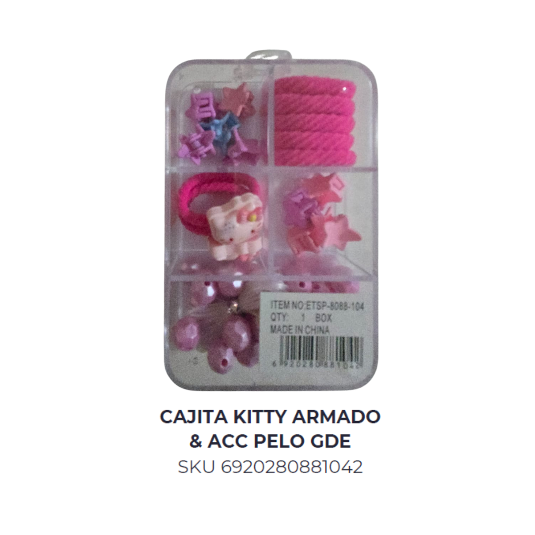 Cajia Kitty armado & acc pelo gde