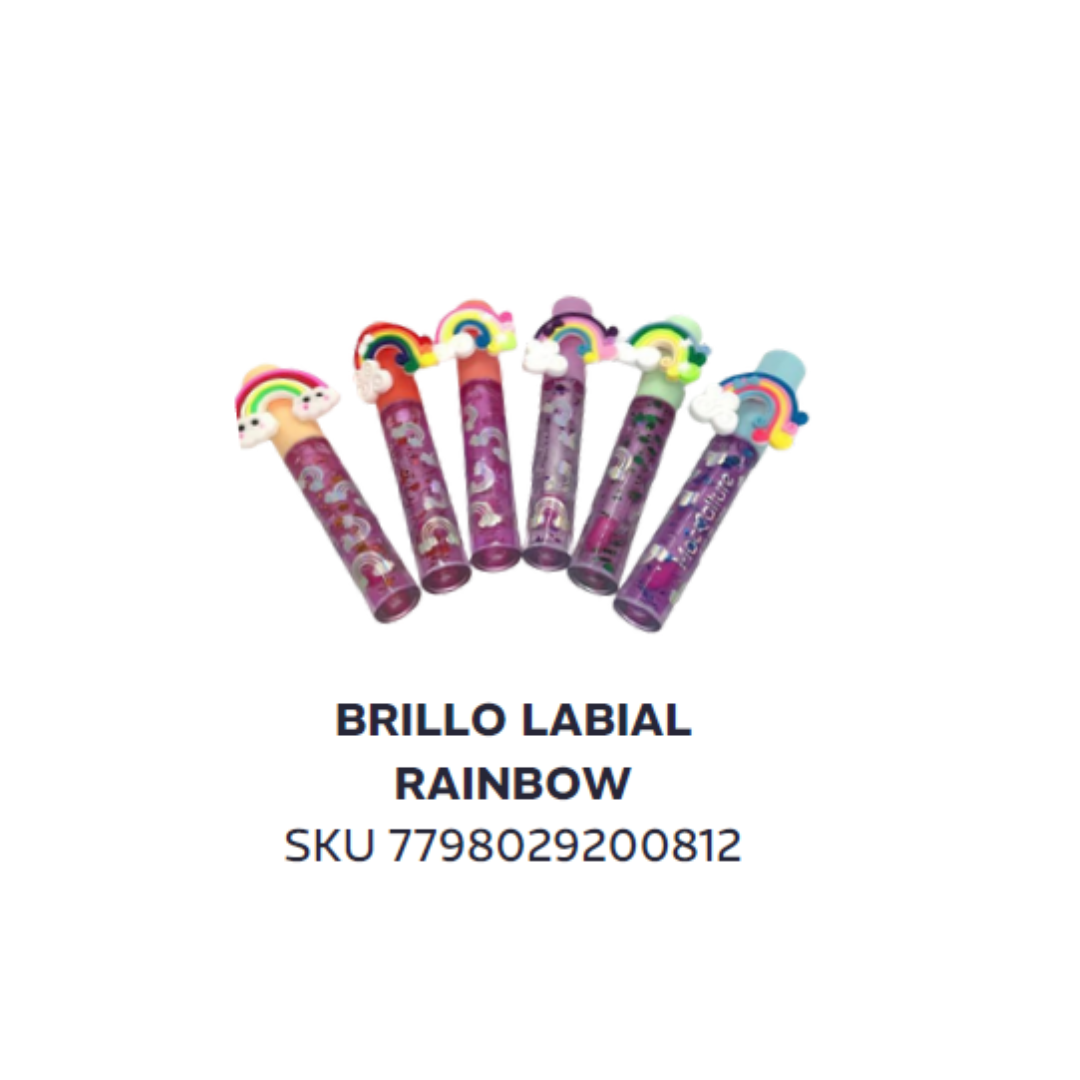 Brillo labial rainbow