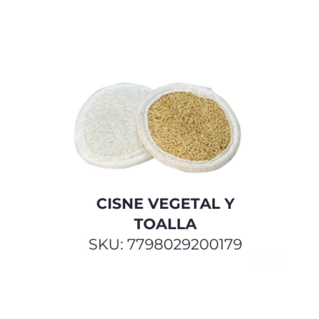 Cisne vegetal y toalla