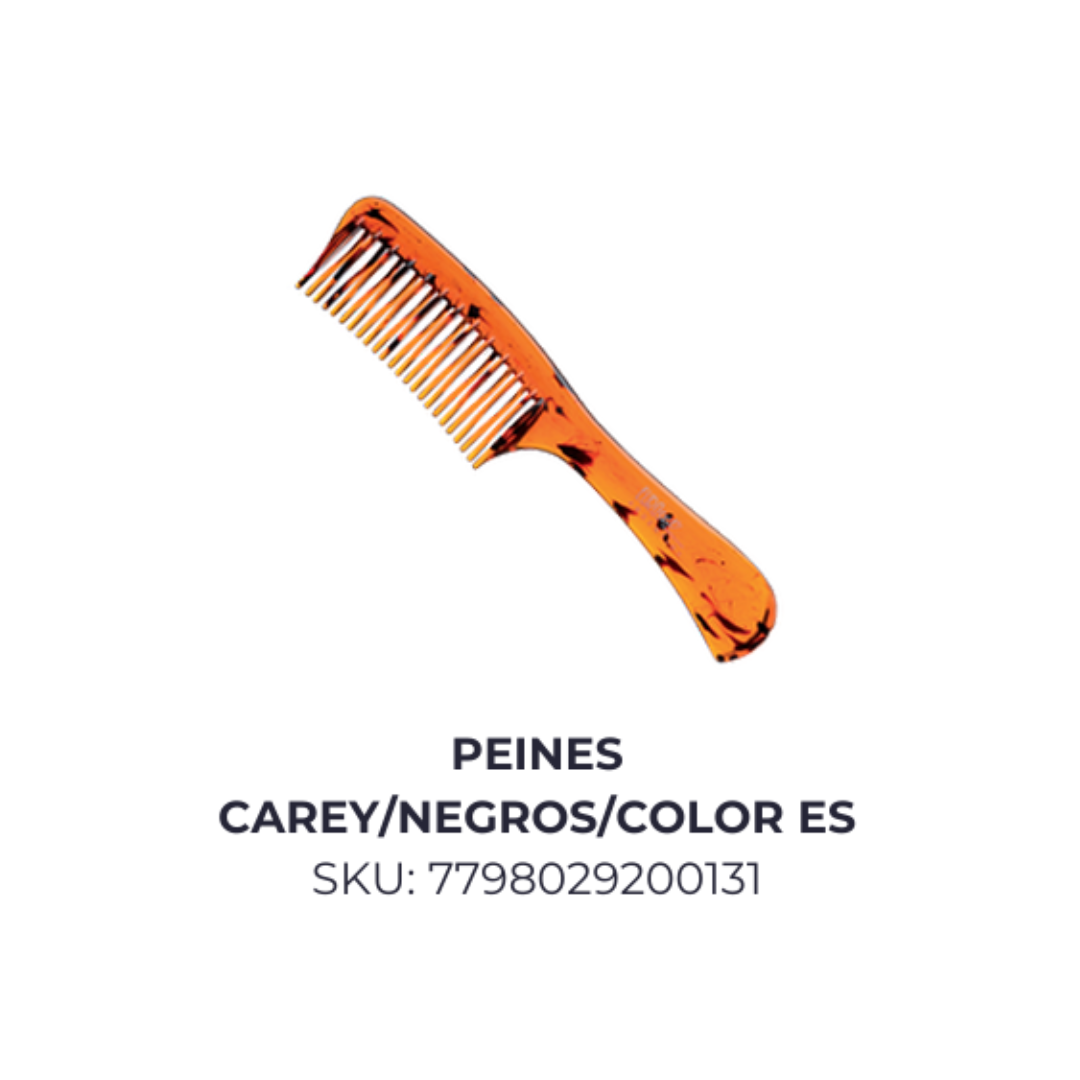 Peines carey/negro/colores vs modelos