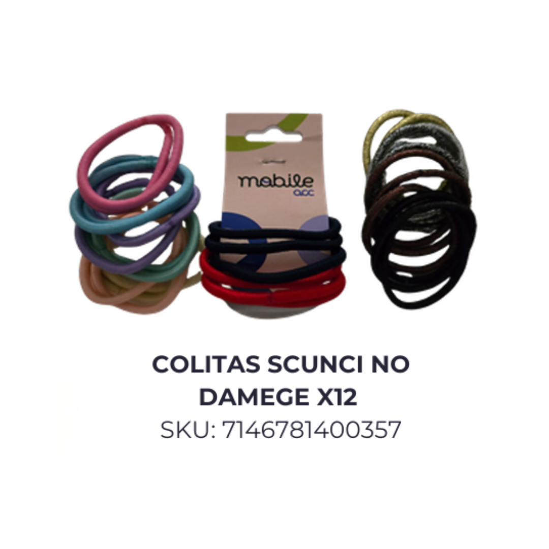 COLITAS Scunci no damage x12 unid