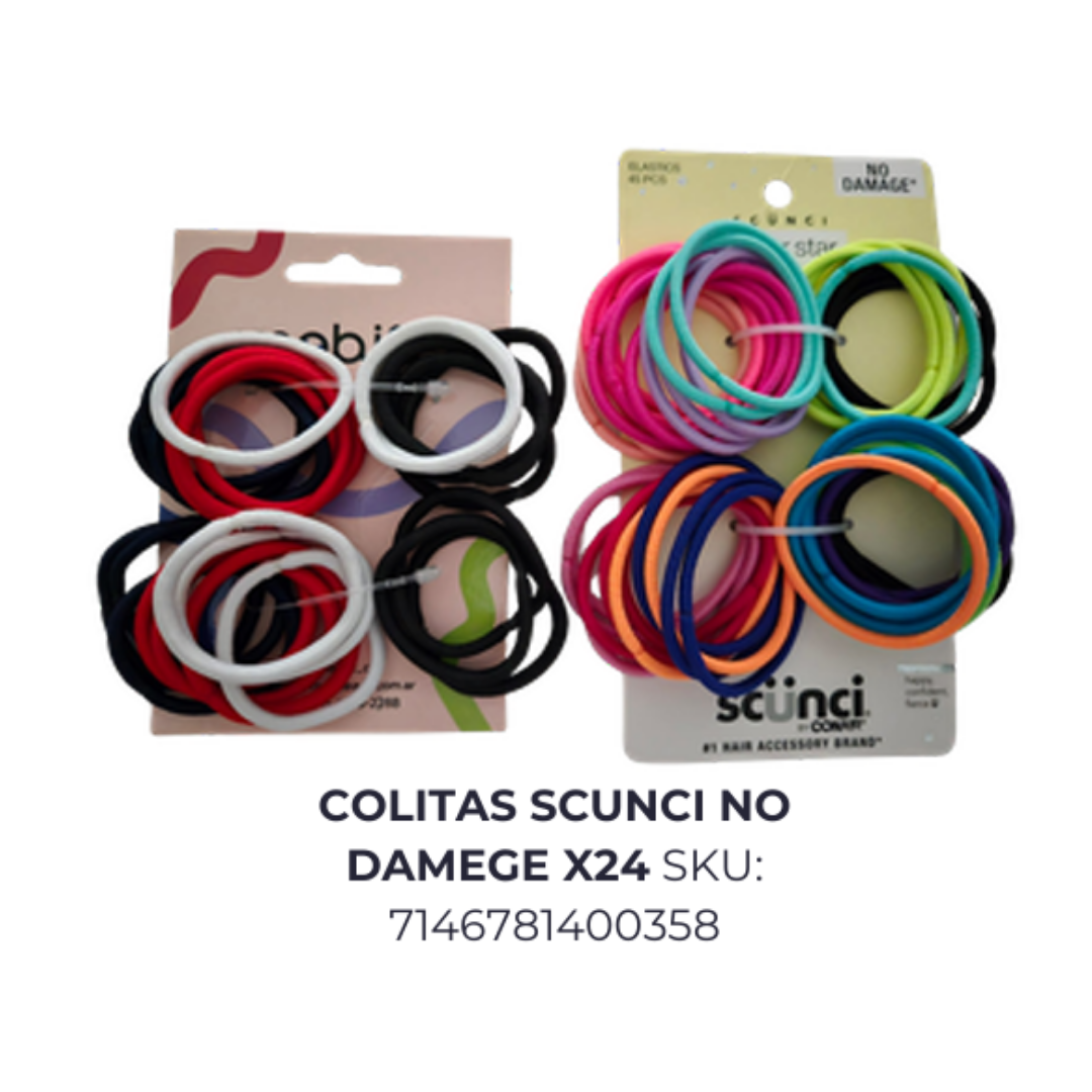COLITAS Scunci no damage x24 unid