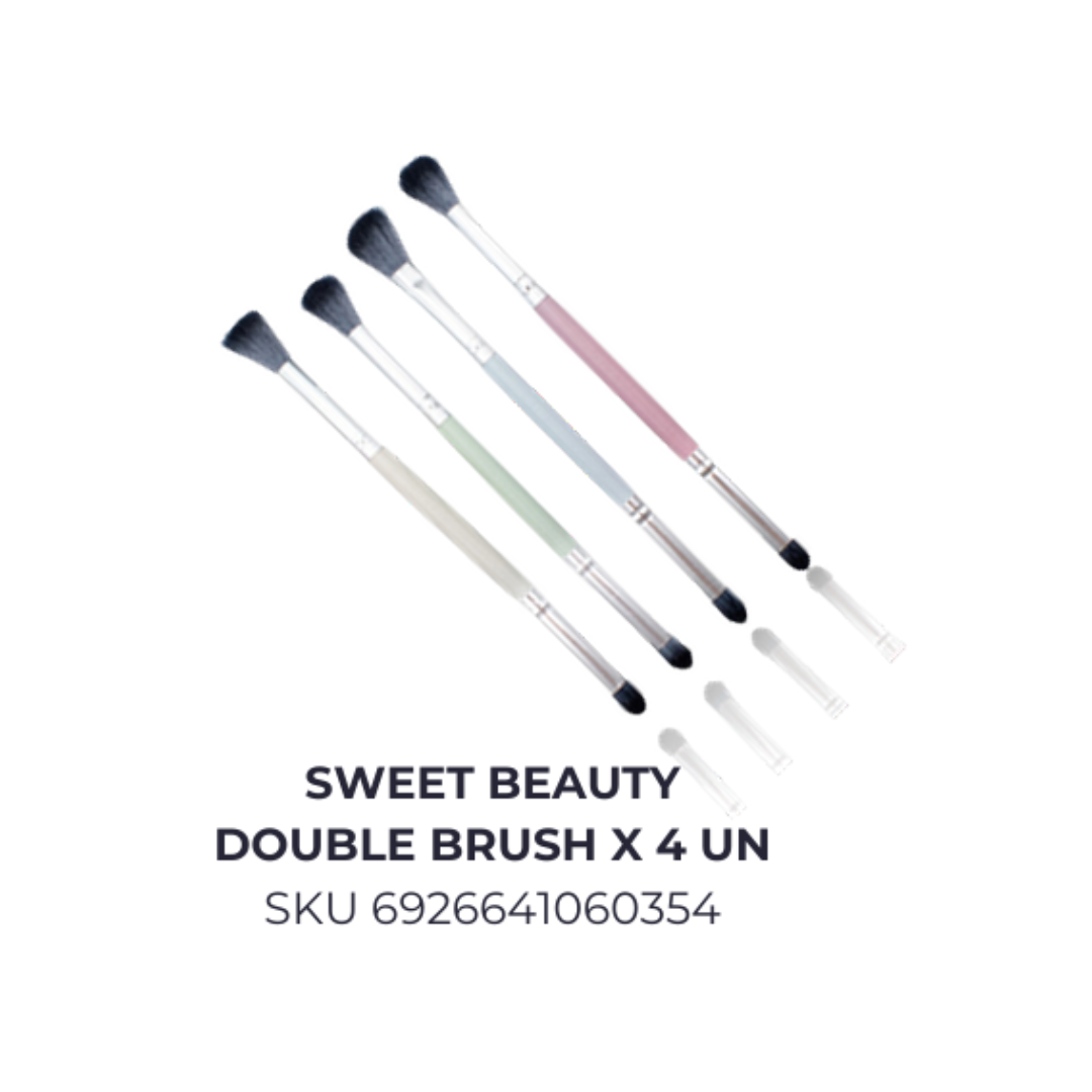 Sweet beauty double brush x 4 un