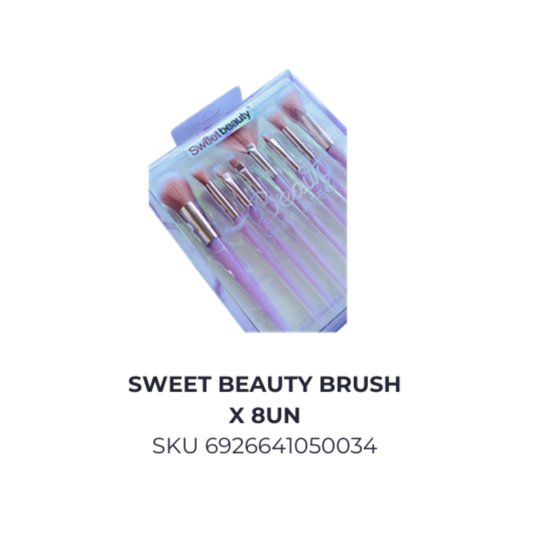 Sweet beauty brush x 8un