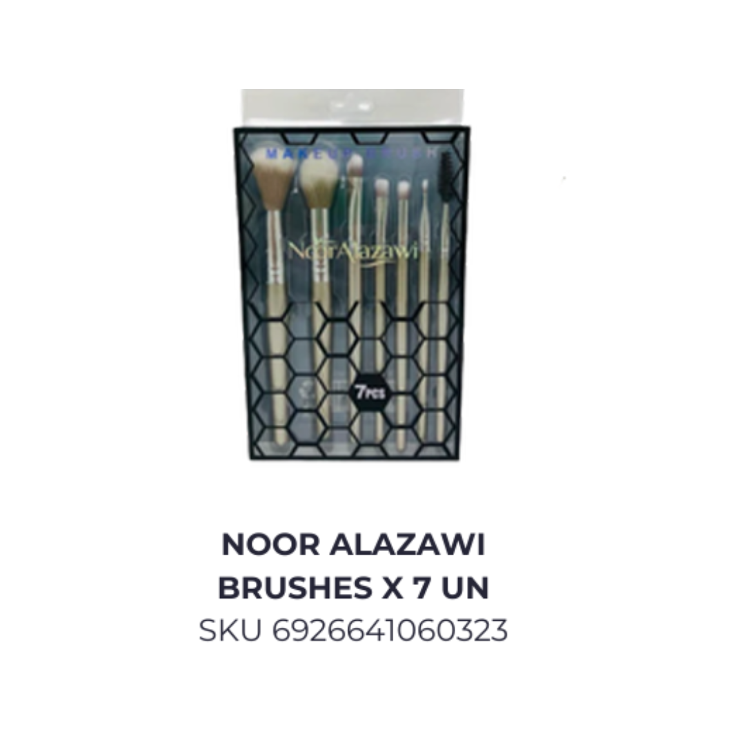 Noor Alazawi brushes x 7 un