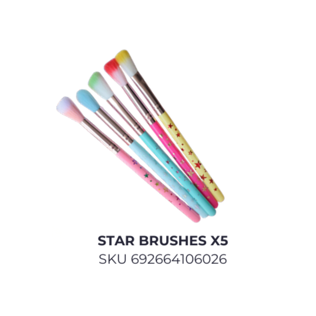Star brushes x5