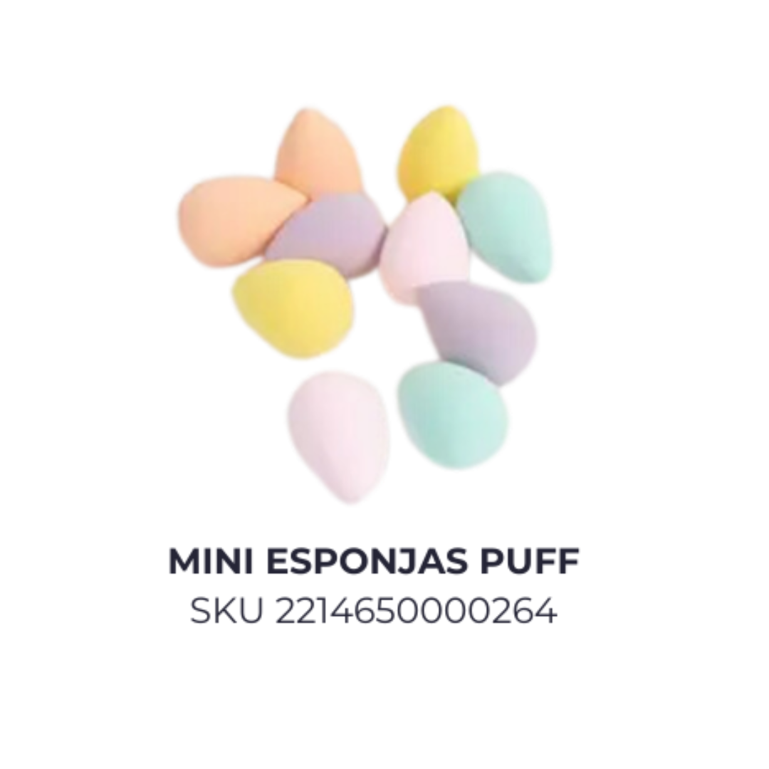 Mini esponjas puff