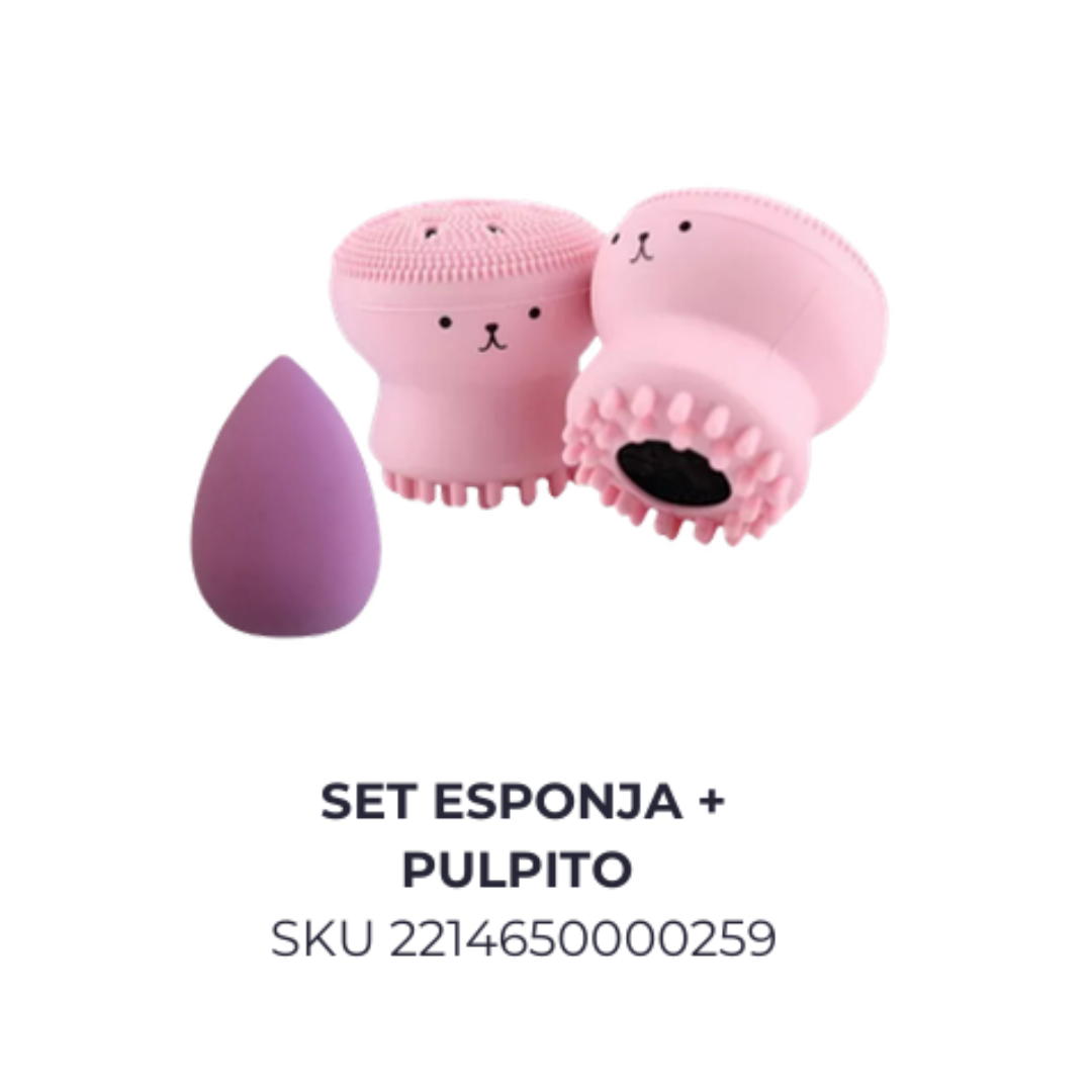 Set esponja + pulpito