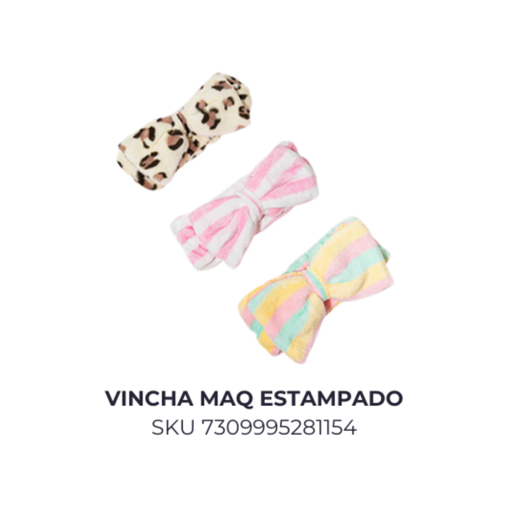 Vincha maq estampado