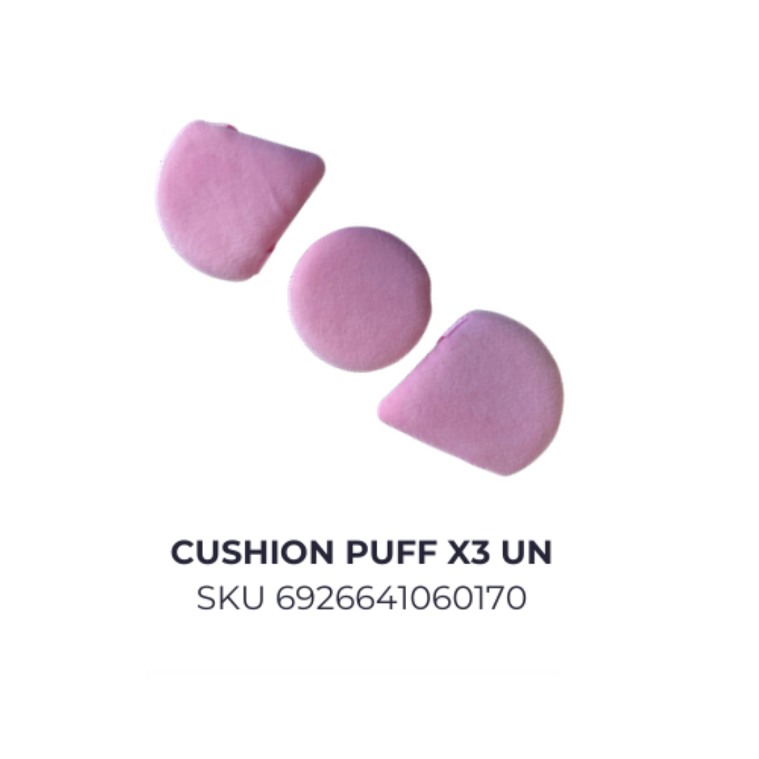 Cushion puff x 3 un