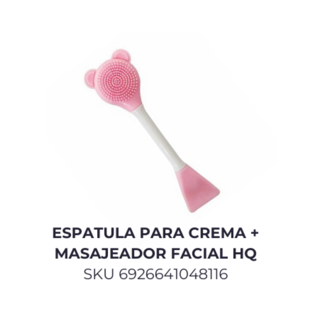 Espatula para crema + masajeador facial HQ
