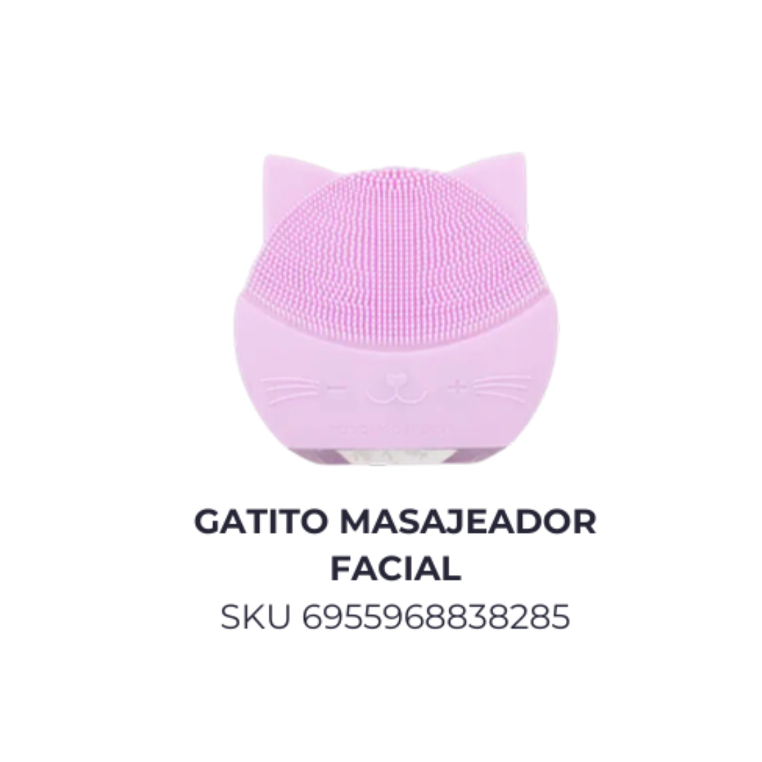 Gatito masajeador facial