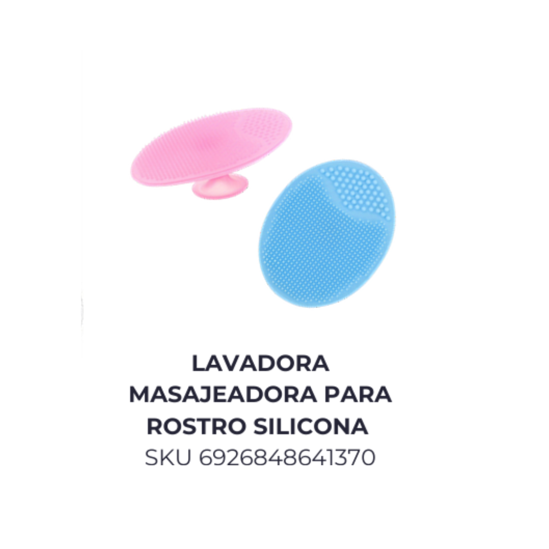 Lavadora masajeadora para rostro silicona