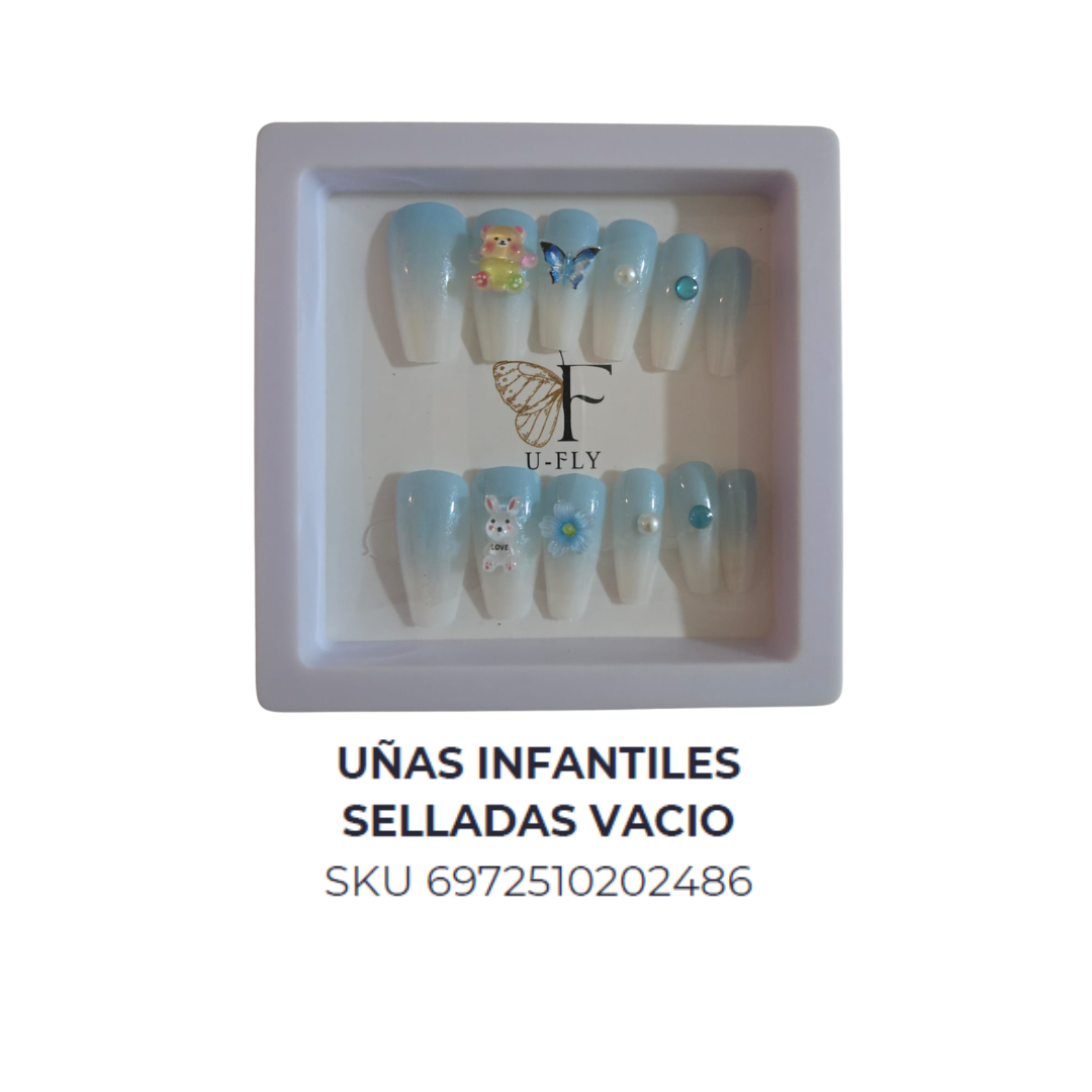Set uñas inf. selladas vacio