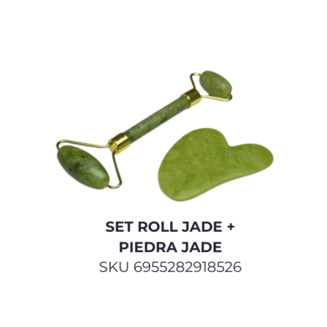 Set roll jade + piedra jade