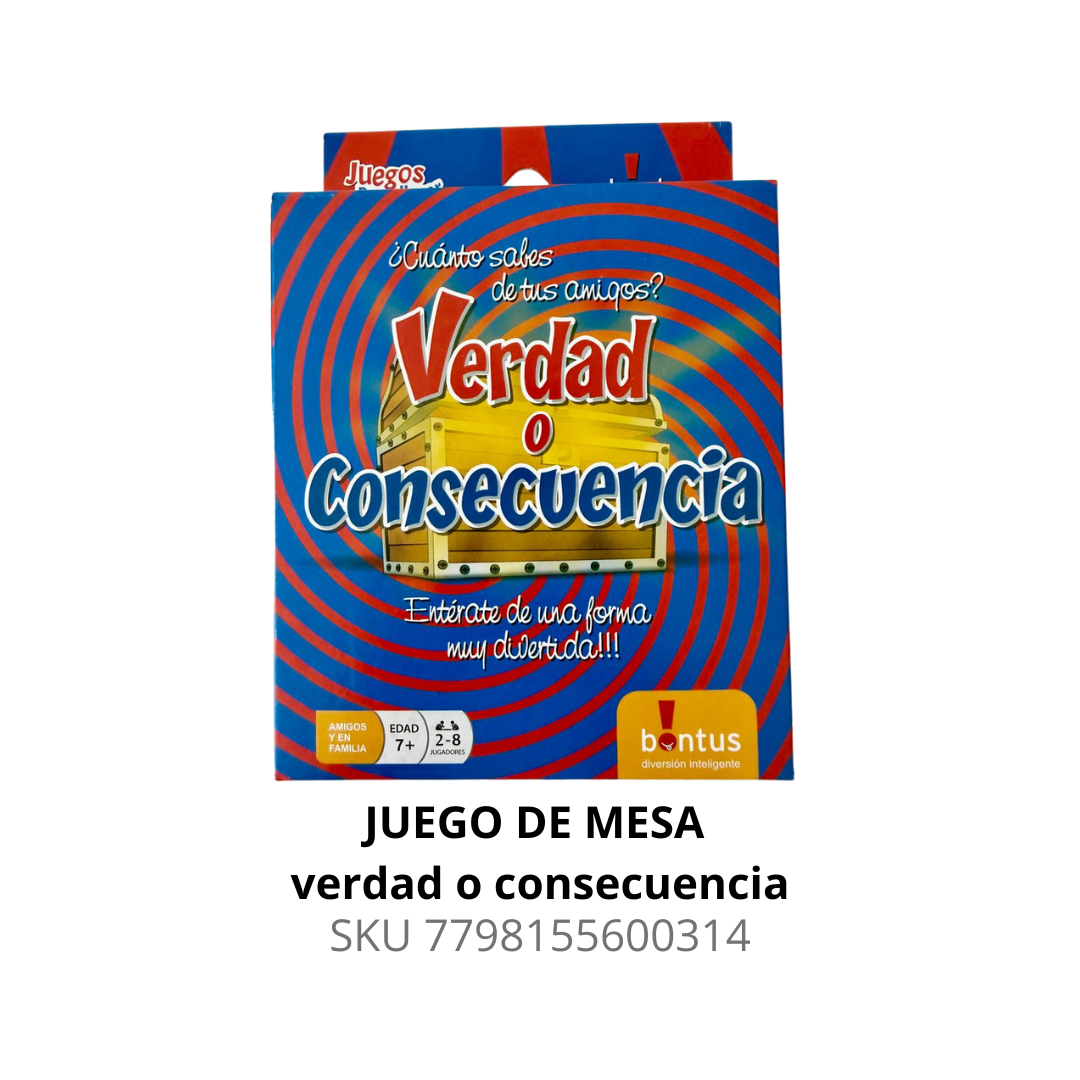 Juegos de mesa - verdad consecuencia