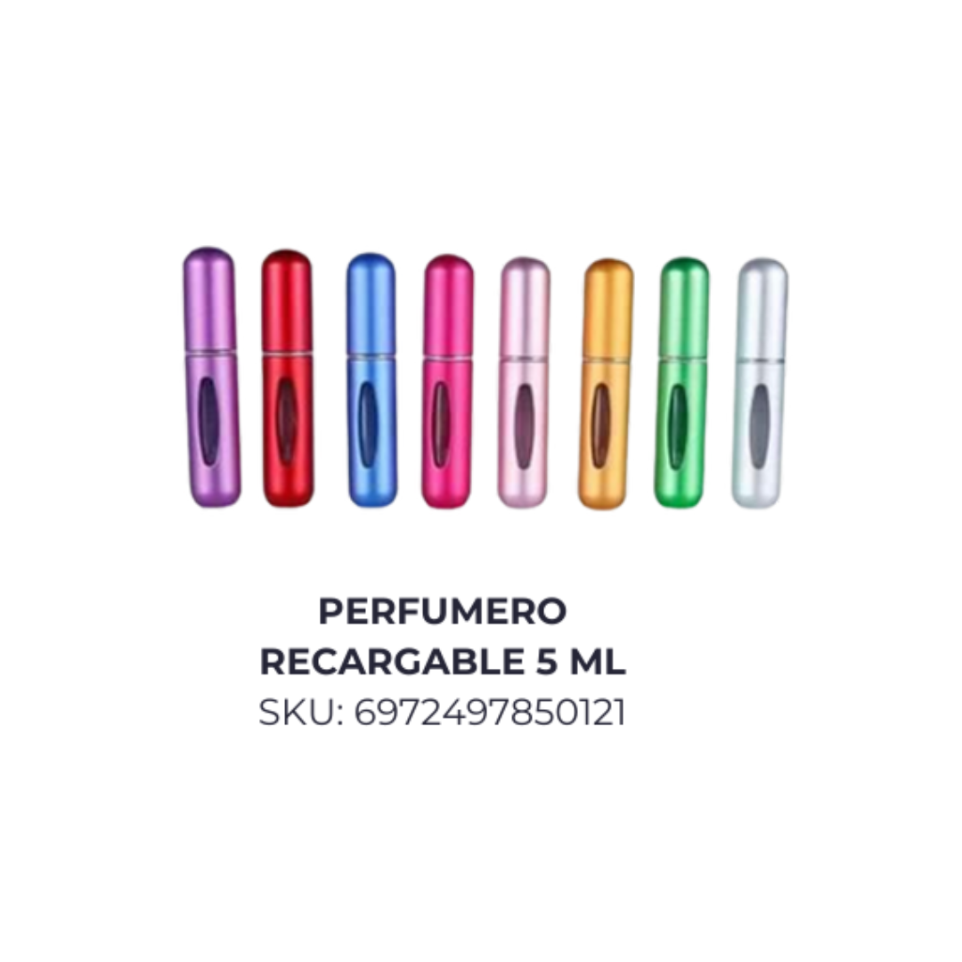Perfumero recargable colores 5 ml