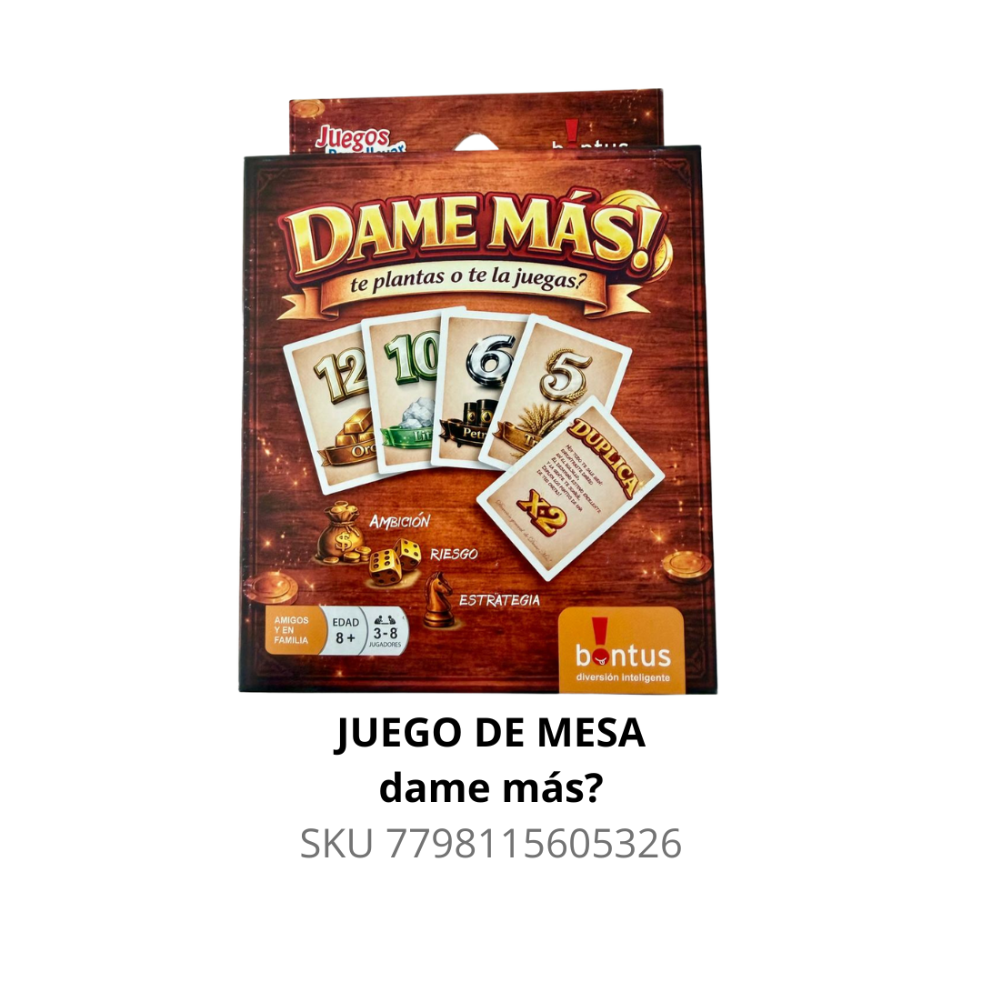 Juegos de mesa - dame mas