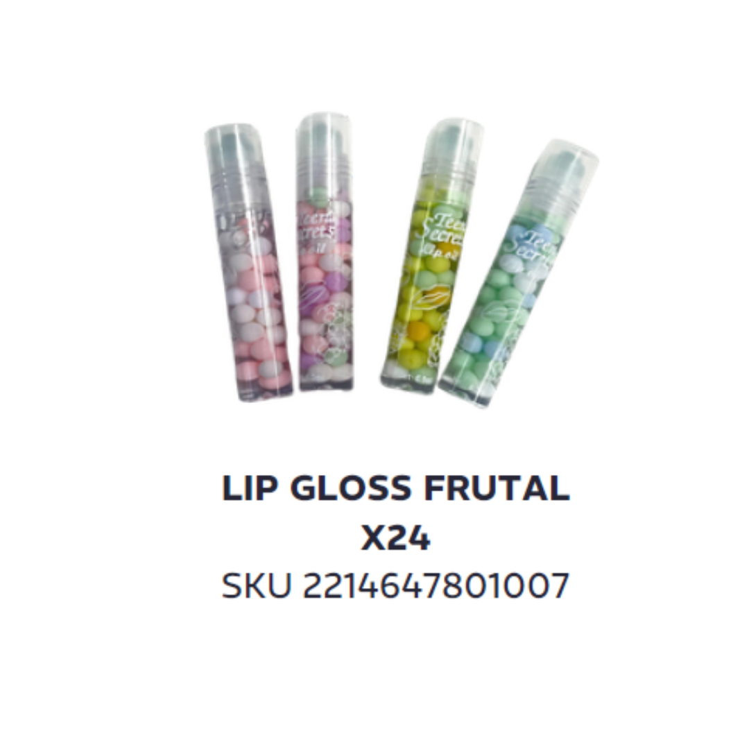 Lip gloss frutal x24