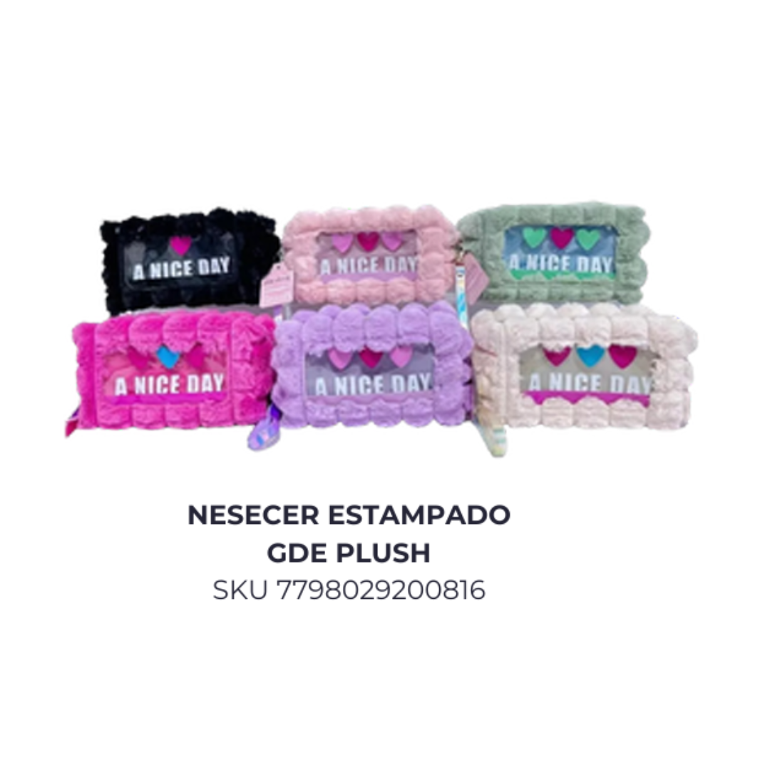 Neceser estampado gde plush