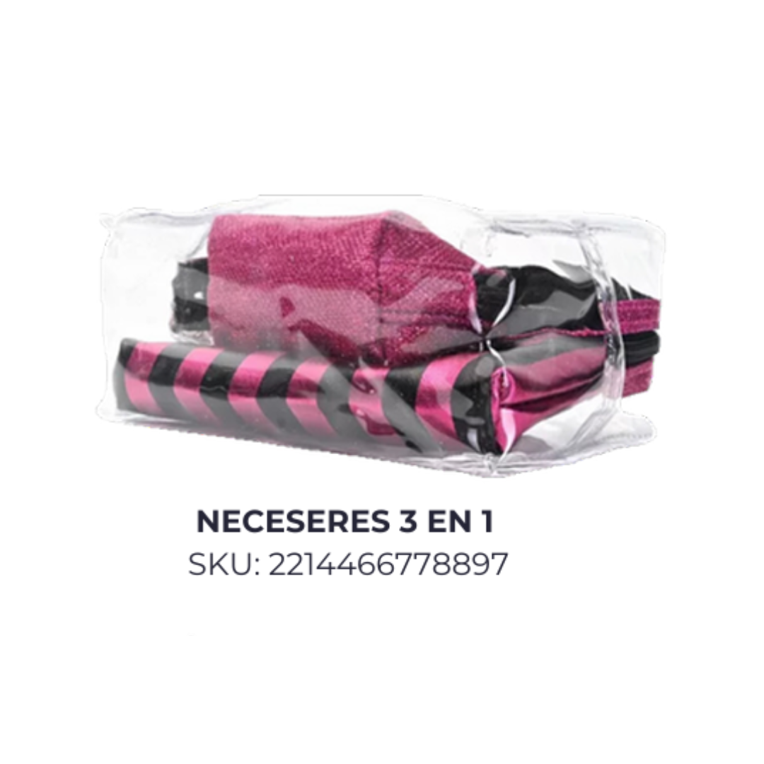 Neceser 3 en 1