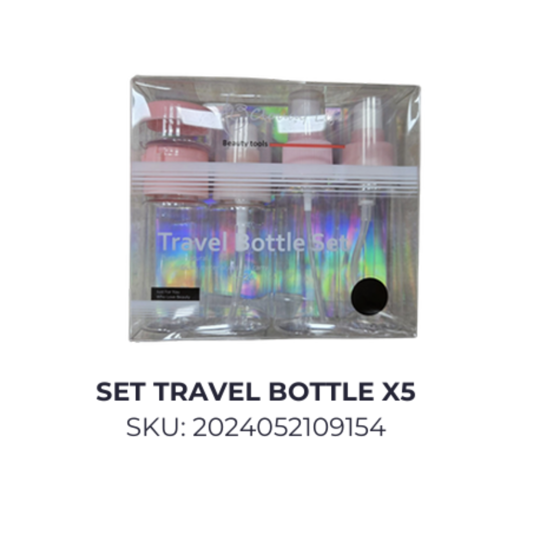 Set travel bottle x5