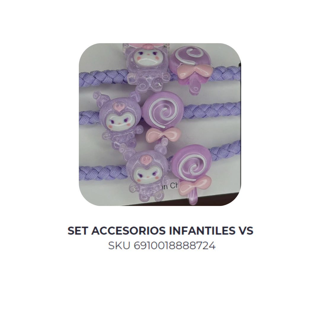 Set accesorios infantiles VS