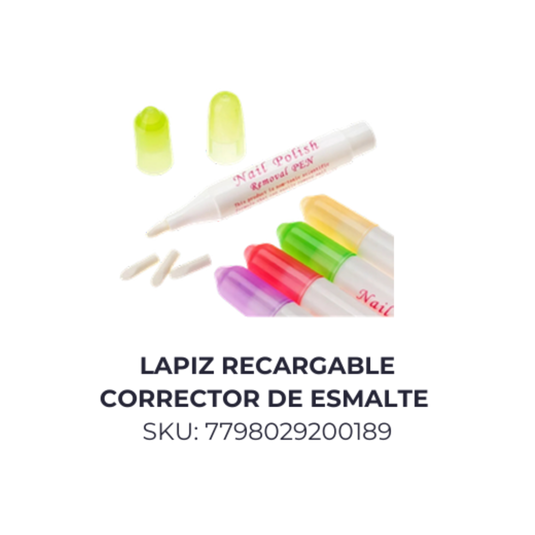 Lapiz recargable corrector de esmalte