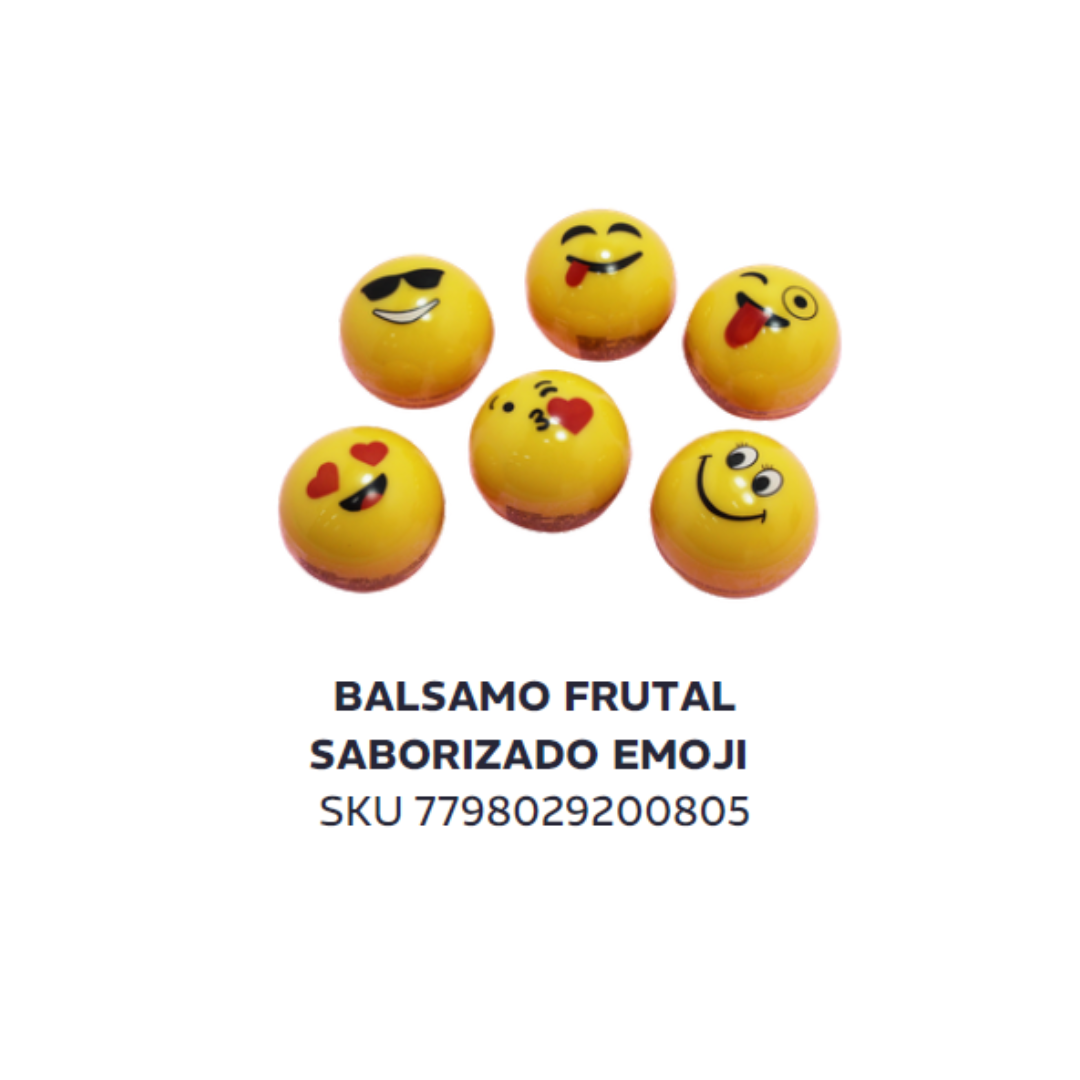 Balsamo saborizado emoji