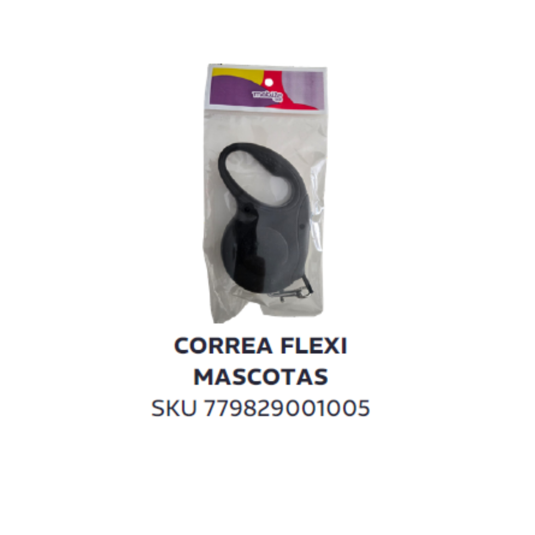 Correa Flexi mascotas