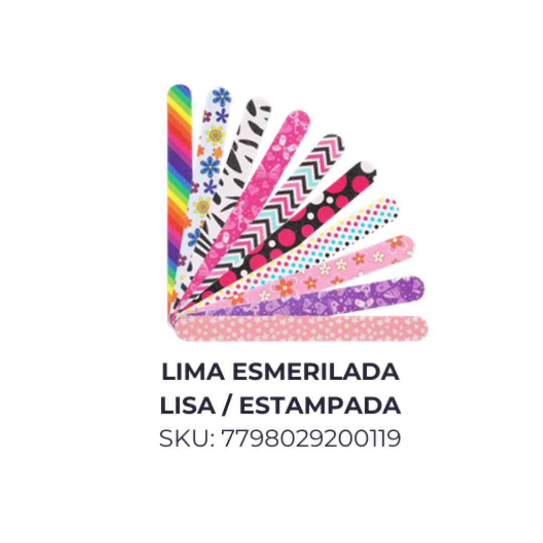 Lima esmerilada / estampada