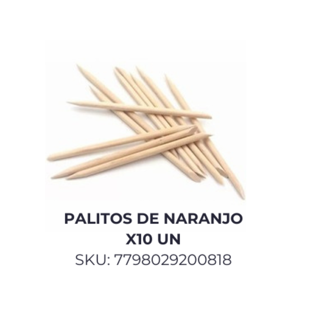 Palitos de naranjo x10 unid