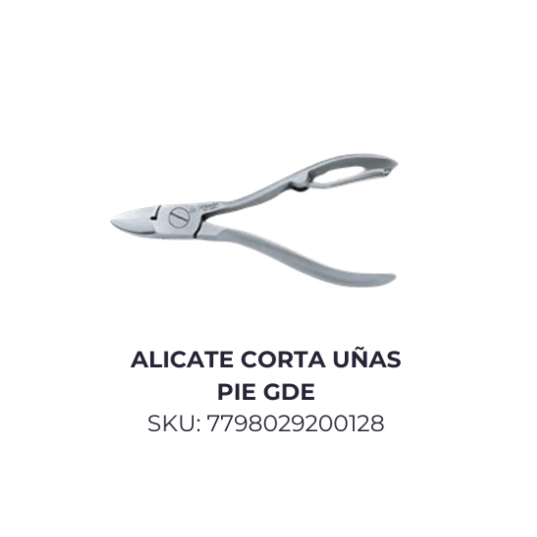 Alicate corta uñas pie Gde.