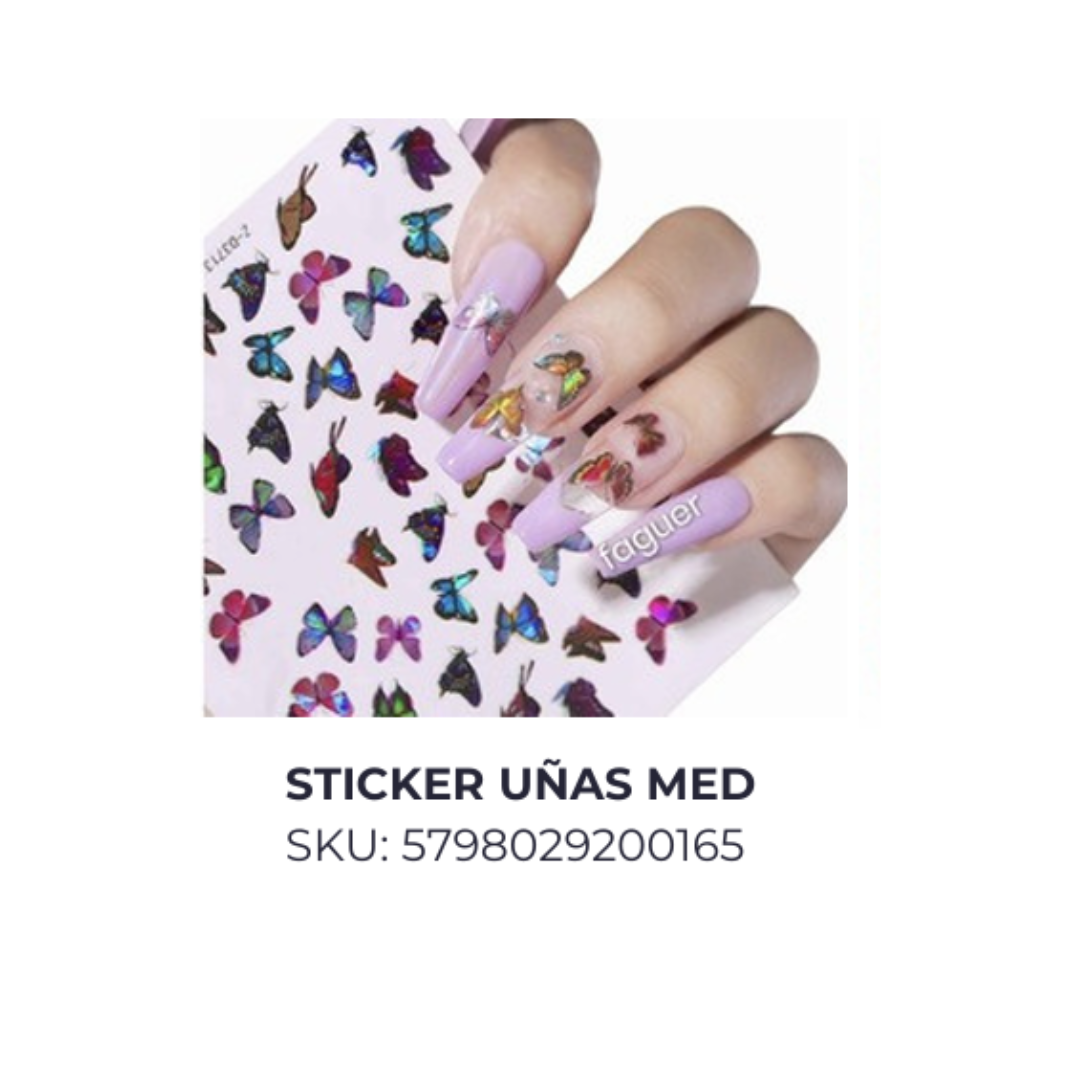 Stickers uñas Med.