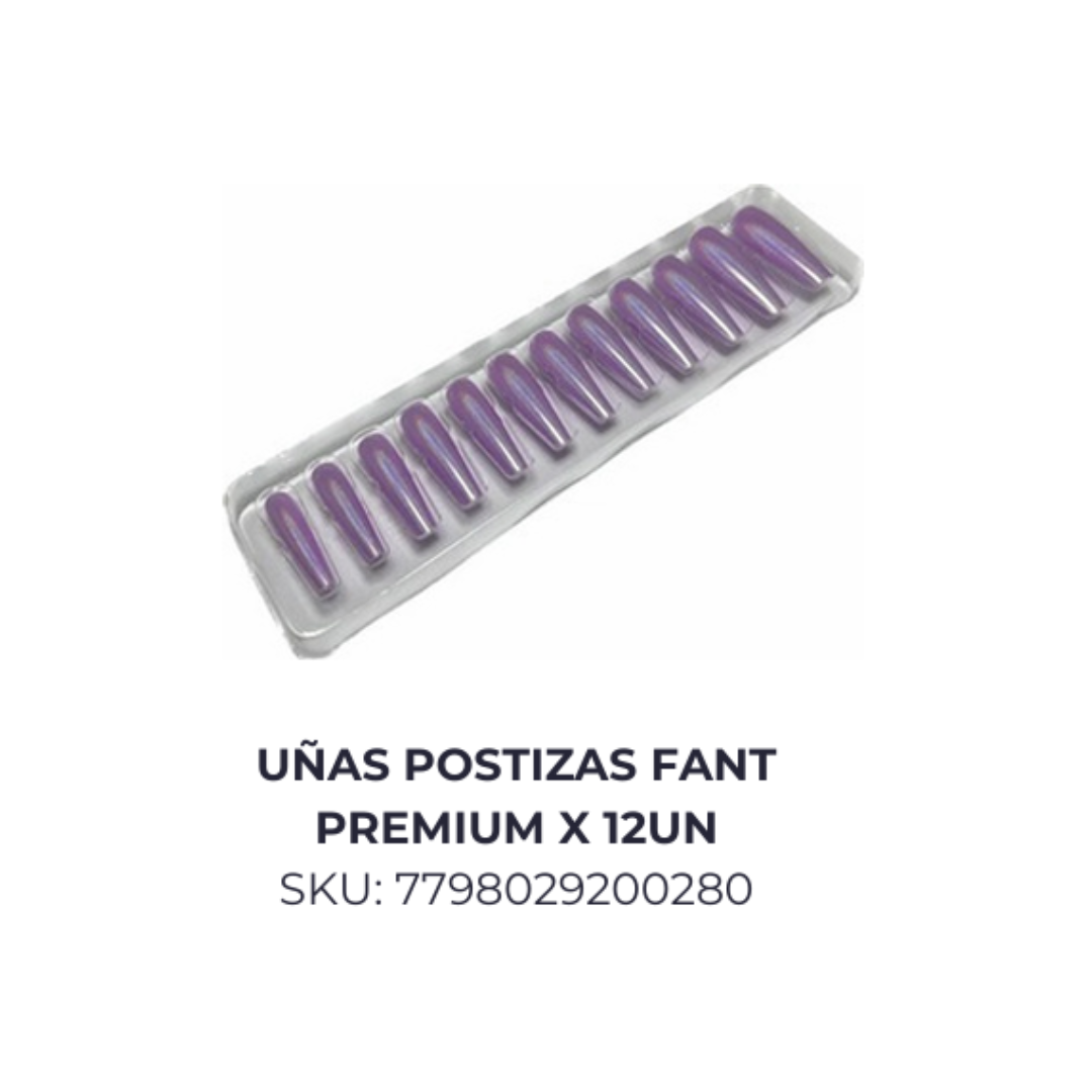 Uñas postizas FANT Premium x12 unid