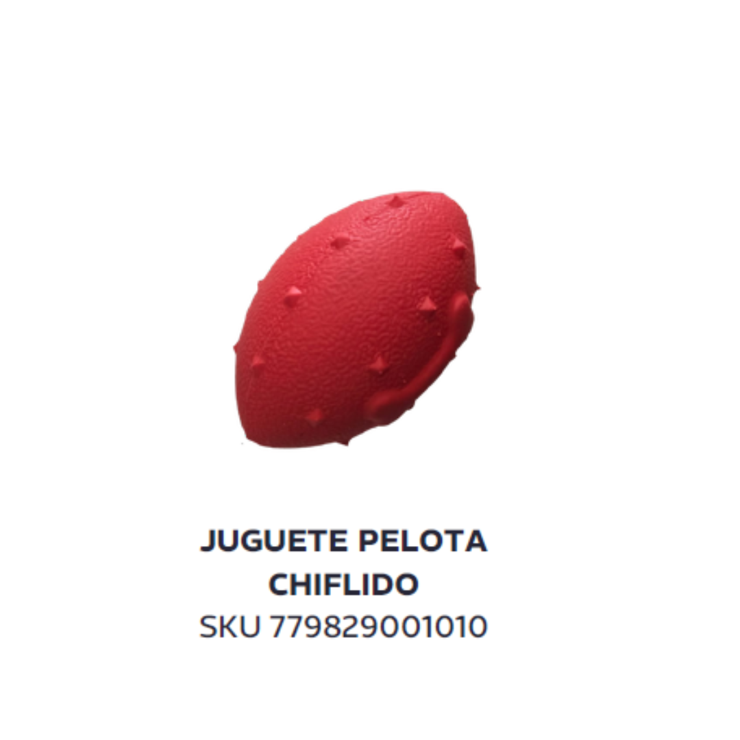 Juguete pelota chiflido