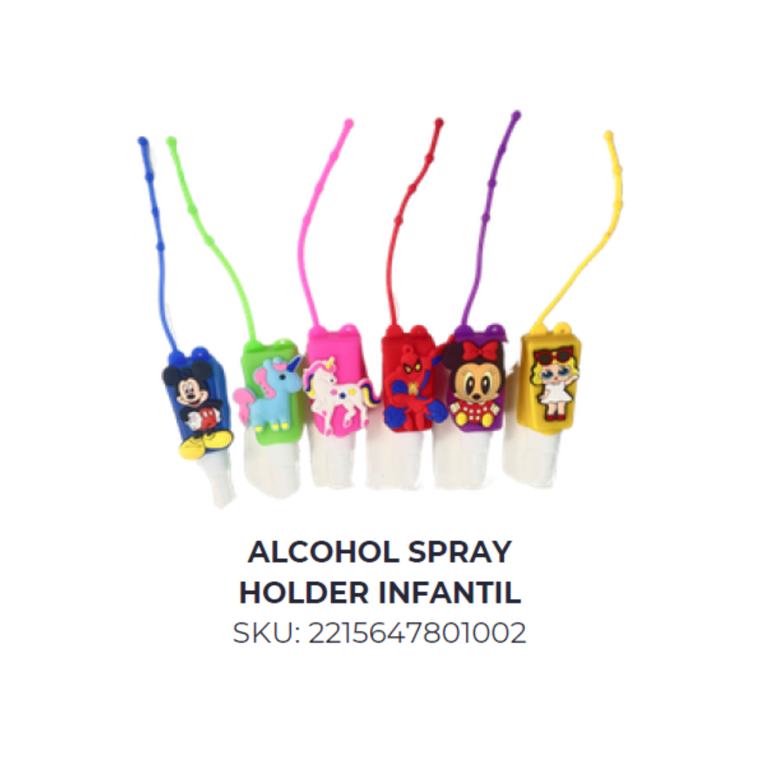 Alcohol spray holder infantil