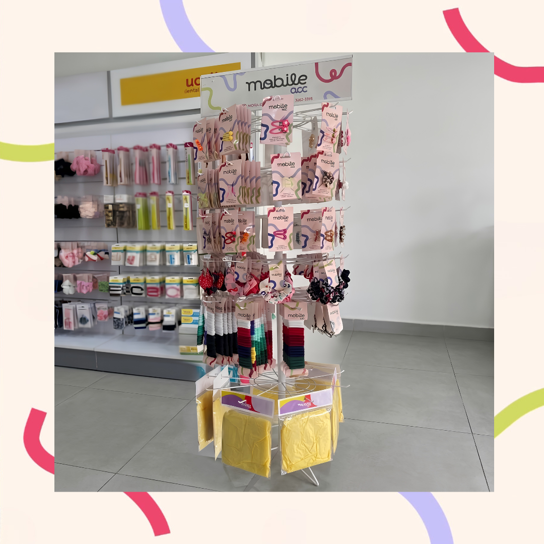 Exhibidor de pie giratorio
